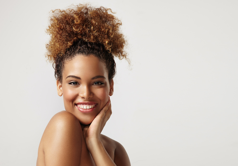 beautiful happy young woman
