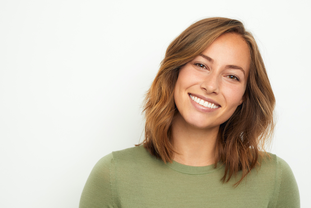 happy young woman