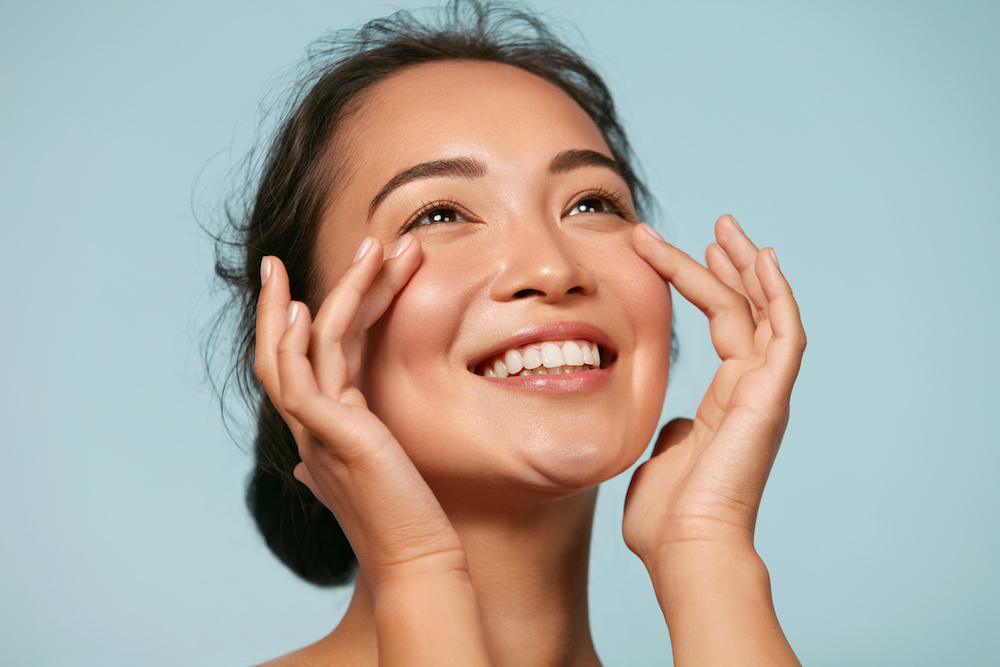 happy young woman